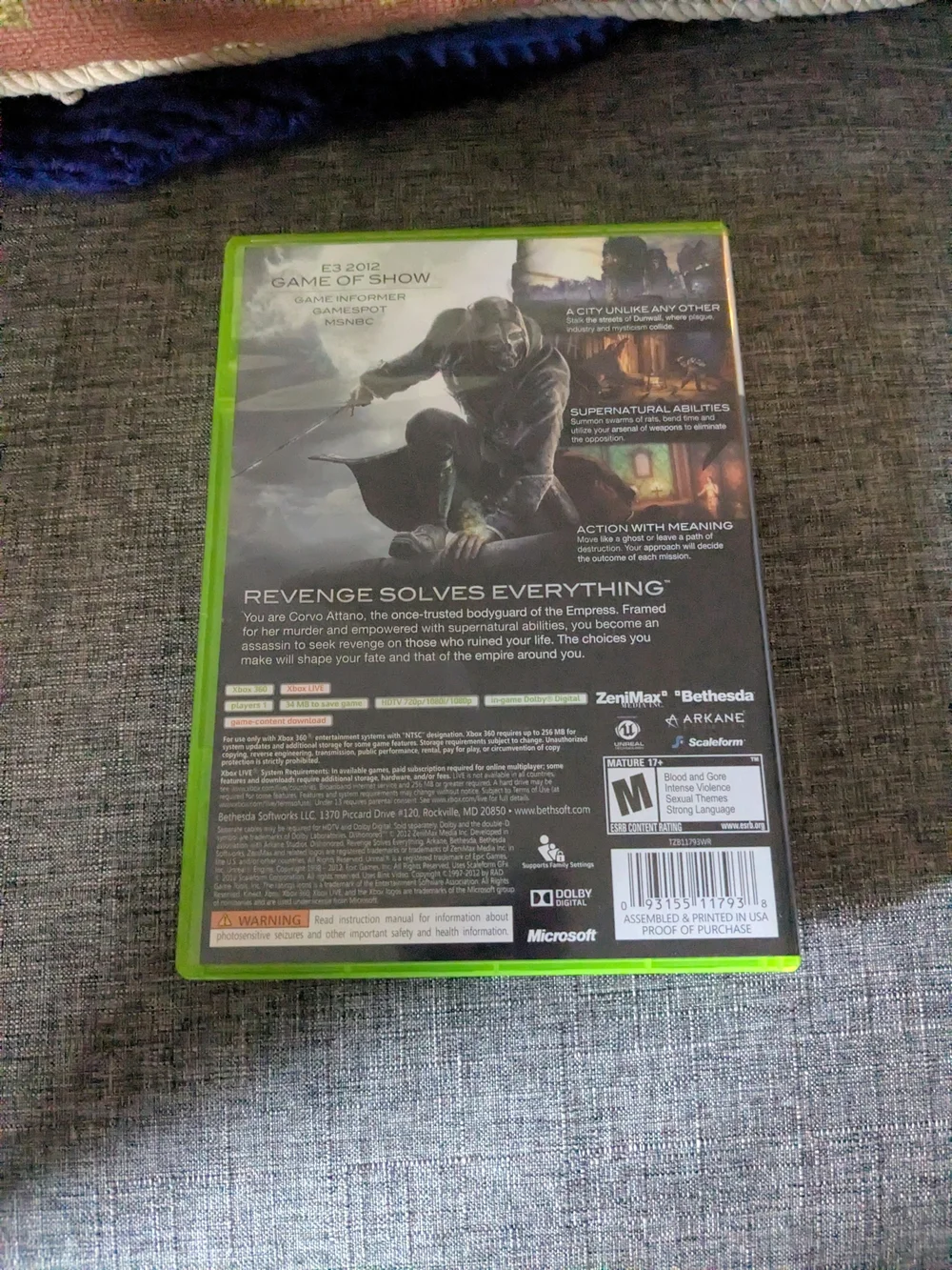 Various Video Games